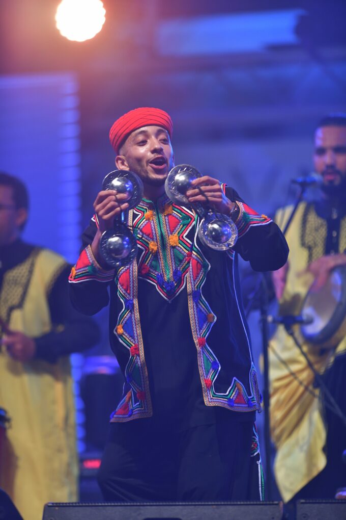 Performance de musique traditionnelle marocaine